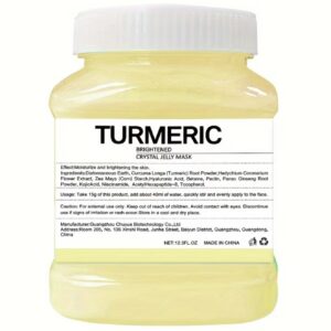 ماسک ژله‌ای کریستالی روشن‌کننده زردچوبه – با کیفیت بالا مرطوب‌کننده و روشن‌کننده پوست، ضد پیری و تقویت سلامت پوست