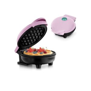 وافل‌ساز مینی برای تهیه وافل کلاسیک، با روکش نچسب و طراحی رترو (قدیمی/نوستالژیک)