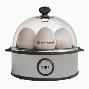 تخم‌مرغ‌پز سریع با ظرفیت ۷ تخم‌مرغ، برقی، مناسب برای تهیه تخم‌مرغ آب‌پز، پواچ، نیمرو یا املت، دارای خاموشی خودکار
