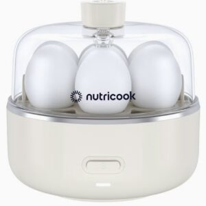 مرغ‌پز برقی با ظرفیت ۷ تخم‌مرغ، مناسب برای تهیه تخم‌مرغ آب‌پز، دارای خاموشی خودکار.