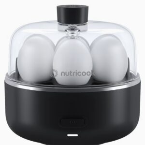 مرغ‌پز برقی با ظرفیت ۷ تخم‌مرغ، مناسب برای تهیه تخم‌مرغ آب‌پز، دارای خاموشی خودکار.
