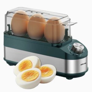 تخم‌مرغ‌پز با ظرفیت ۳ تخم‌مرغ، دارای خاموشی خودکار، ولوم چرخشی، روکش نچسب