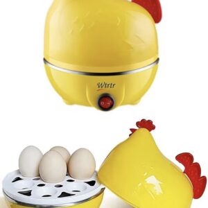 تخم‌مرغ‌پز برقی برای تخم‌مرغ آب‌پز سفت، دارای بسته شدن خودکار،ظرفیت ۷ تخم‌مرغ