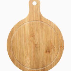 تخته برش بامبو قهوه‌ای ابعاد: ۳۲.۴ × ۲۴.۴ × ۰.۹ سانتی‌متر