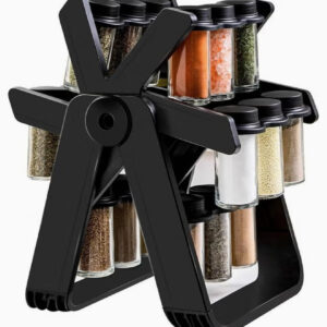 ست ۱۸ عددی جا ادویه با پایه گردان ۳۶۰ درجه برای، طراحی چرخ‌وفلک