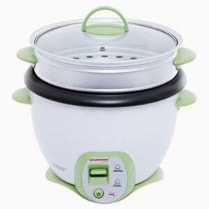 پلوپز و خورشتی برقی رنگ سفید/سبز/شفاف، مناسب برای پخت برنج و خورشت در آشپزخانه