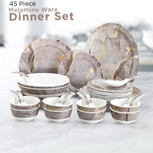 ست غذاخوری ملامین ۴۵ پارچه