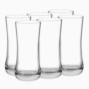 ست شیشه‌ای لیوان، ۶ عددی، شفاف