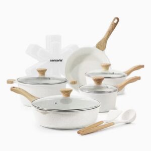 ست ظروف پخت و پز سرامیکی شامل قابلمه و تابه