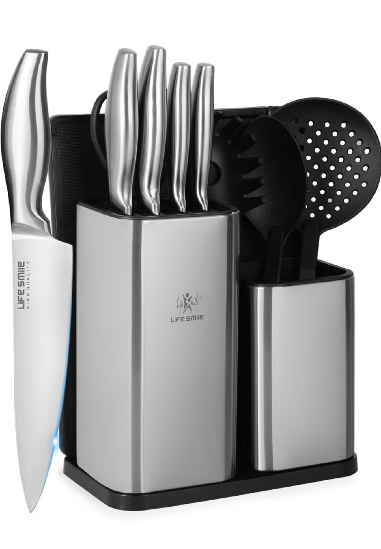 ست ۱۱ تکه چاقوی چندمنظوره با پایه نگهدارنده