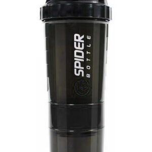 بطری تمرین و ورزش ۵۰۰ میلی‌لیتری با سه لایه برای نگهداری پودر پروتئین و شیک‌های ورزشی