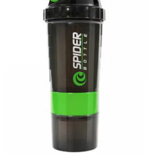 بطری تمرین و ورزش ۵۰۰ میلی‌لیتری با سه لایه برای نگهداری پودر پروتئین و شیک‌های ورزشی