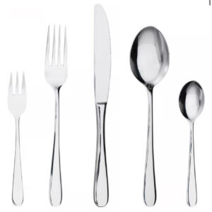 ست قاشق و چنگال ۳۰ پارچه از استیل ضدزنگ