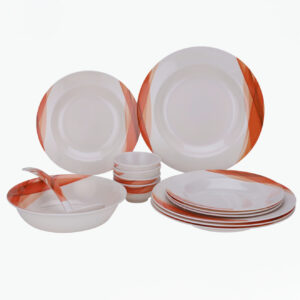 سرویس غذاخوری ۱۴ پارچه از جنس ملامین