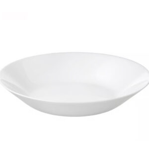 ست ۶ عددی بشقاب عمقی سفید ۲۰ سانتی‌متری