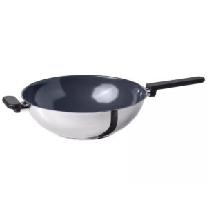 تابه ۳۲ سانتی‌متری با بدنه استیل و پوشش نچسب