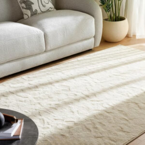 فرش فوق‌العاده نرم یومی - ۲۰۰×۲۹۰ سانتی‌متر، عاجی