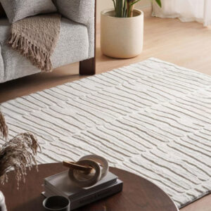 فرش فوق‌العاده نرم اونیکس ۲۰۰×۳۰۰ سانتی‌متر - کرم