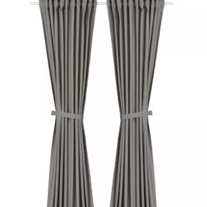 پرده بههمراه بند جمعکننده، ۱ جفت، / با نوار بالای پرده، ۱۴۰×۳۰۰ سانتیمتر