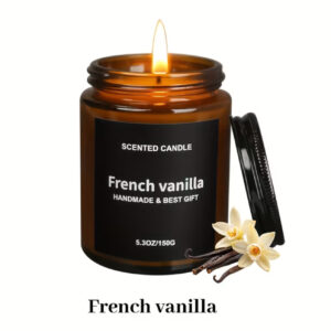 شمع معطر با رایحه وانیل فرانسوی