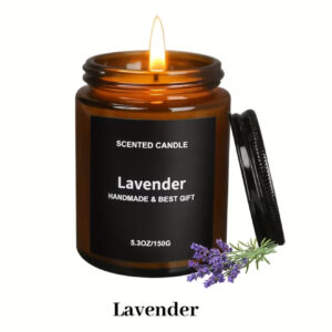 شمع معطر با رایحه لوندر