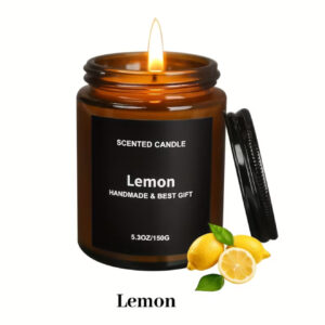 شمع معطر با رایحه لیمو