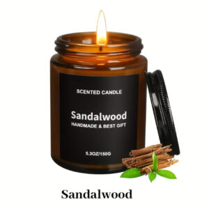 شمع معطر با رایحه صندل وود