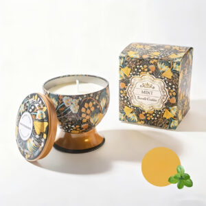 شمع معطر نعنایی با مدت سوخت حدود ۳۰ ساعت