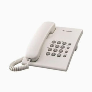 تلفن سیم‌دار، رنگ سفید/خاکستری