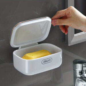 جا صابونی دیواری درب‌دار ضد نشت آب