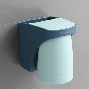 نگهدارنده مینیمال مغناطیسی مسواک با لیوان شستشو، سبک نوردیک