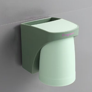 نگهدارنده مینیمال مغناطیسی مسواک با لیوان شستشو، سبک نوردیک