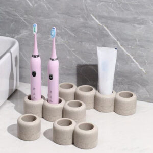 جا مسواک رزینی با ۳ قسمت، سایزهای مختلف