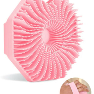 برس بدن سیلیکونی با طراحی ضد لغزش و لایه‌بردار پوست کمک به حذف سلول‌های مرده پوست و بهبود گردش خون