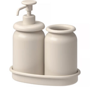 ظرف مایع و جا مسواکی