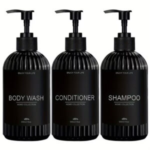 ست ۳ عددی بطری‌های مایع حمام