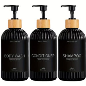 ست ۳ عددی بطری‌های مایع حمام