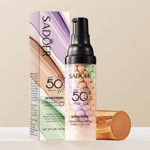 پرایمر با لایه محافظ ضدآفتاب سه‌رنگ که پوست را روشن می‌کند، تازه و مرطوب نگه می‌دارد و به‌عنوان پایه طبیعی برای آرایش صورت عمل می‌کند