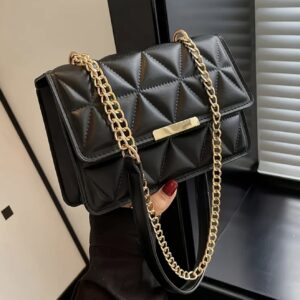 کیف کراسبادی زنانه فشن مدل مینی دوشی با بند زنجیری