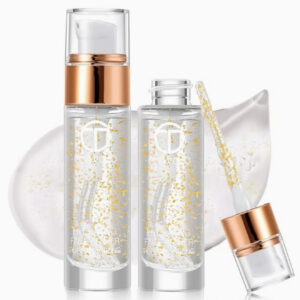 پرایمر صورت آبرسان و کوچک‌کننده منافذ، پوشاننده کامل منافذ بزرگ، محوکننده خطوط ریز و چین‌وچروک، حاوی فویل طلا، ایجاد جلوه صاف و یکدست (بلور)، ماندگاری بالا