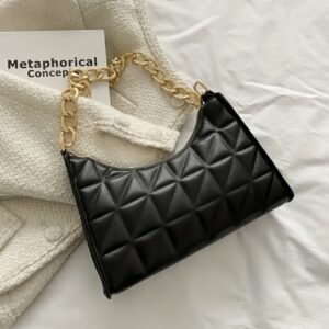 کیف دستی زنانه شیک با طرح دوخت لوزی