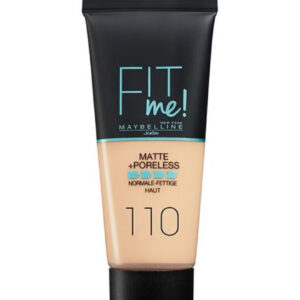 کرم پودر Maybelline New York Fit Me Matte + Poreless، با پوشش مات و کاهش‌دهنده منافذ موجود در تمام رنگها