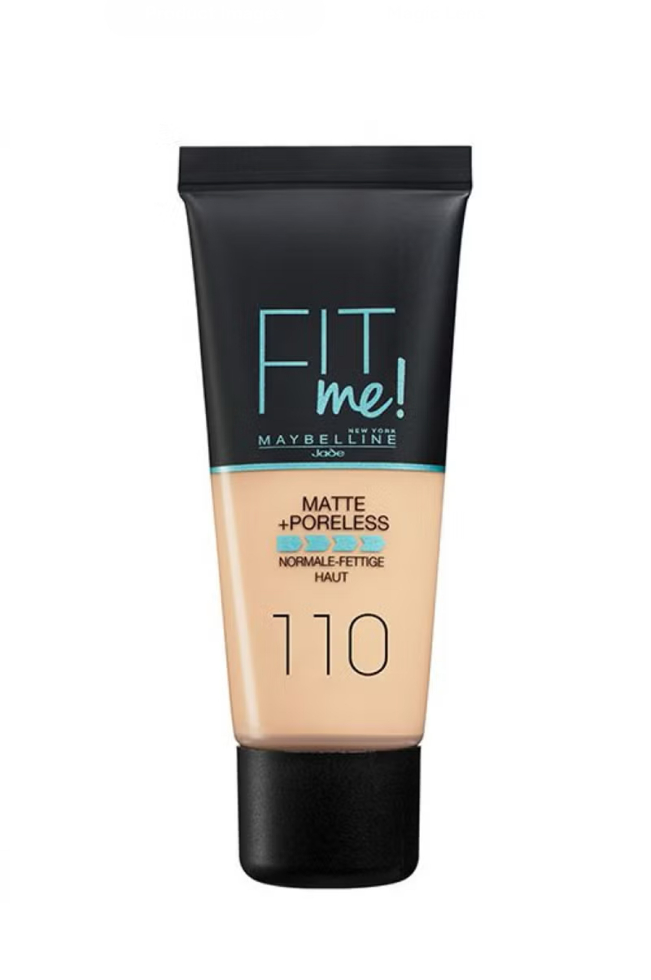کرم پودر Maybelline New York Fit Me Matte + Poreless، با پوشش مات و کاهشدهنده منافذ موجود در تمام رنگها