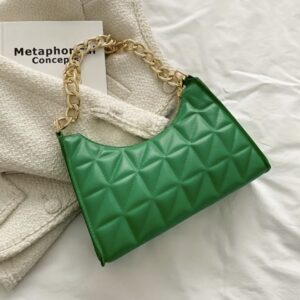 کیف دستی زنانه شیک با طرح دوخت لوزی