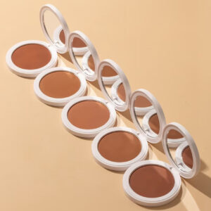 برنزر گندمی – پودر فشرده با پایان مات، مقاوم در برابر تعریق و کنترل‌کننده چربی