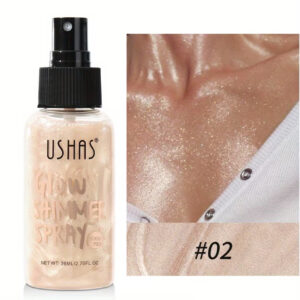 پالت هایلایتر گلیتری برای – مناسب کانتور و روشن‌سازی آرایش، با جلوه براق و درخشان با افکت مرواریدی