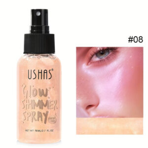 پالت هایلایتر گلیتری برای – مناسب کانتور و روشن‌سازی آرایش، با جلوه براق و درخشان با افکت مرواریدی