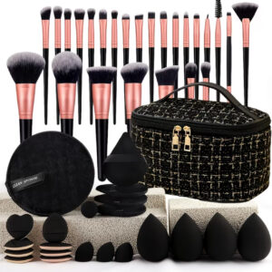 ست کامل آرایش/۴۷ تکه با کیف بزرگ