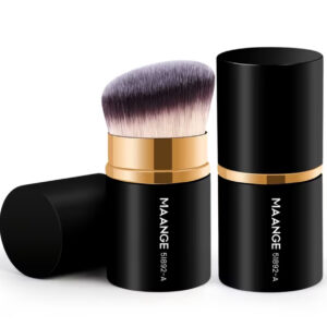 براش آرایشی با بدنه آلومینیومی و موهای نرم