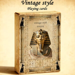 کارت‌های بازی با تم وینتیج | سری اسطوره‌های مصر باستان (Ancient Egyptian Mythology) | طراحی اورجینال با چاپ دوطرفه و طرح ضدلغزش